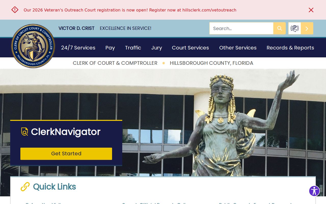 Tampa residents directory Hillsborough Clerk records hub