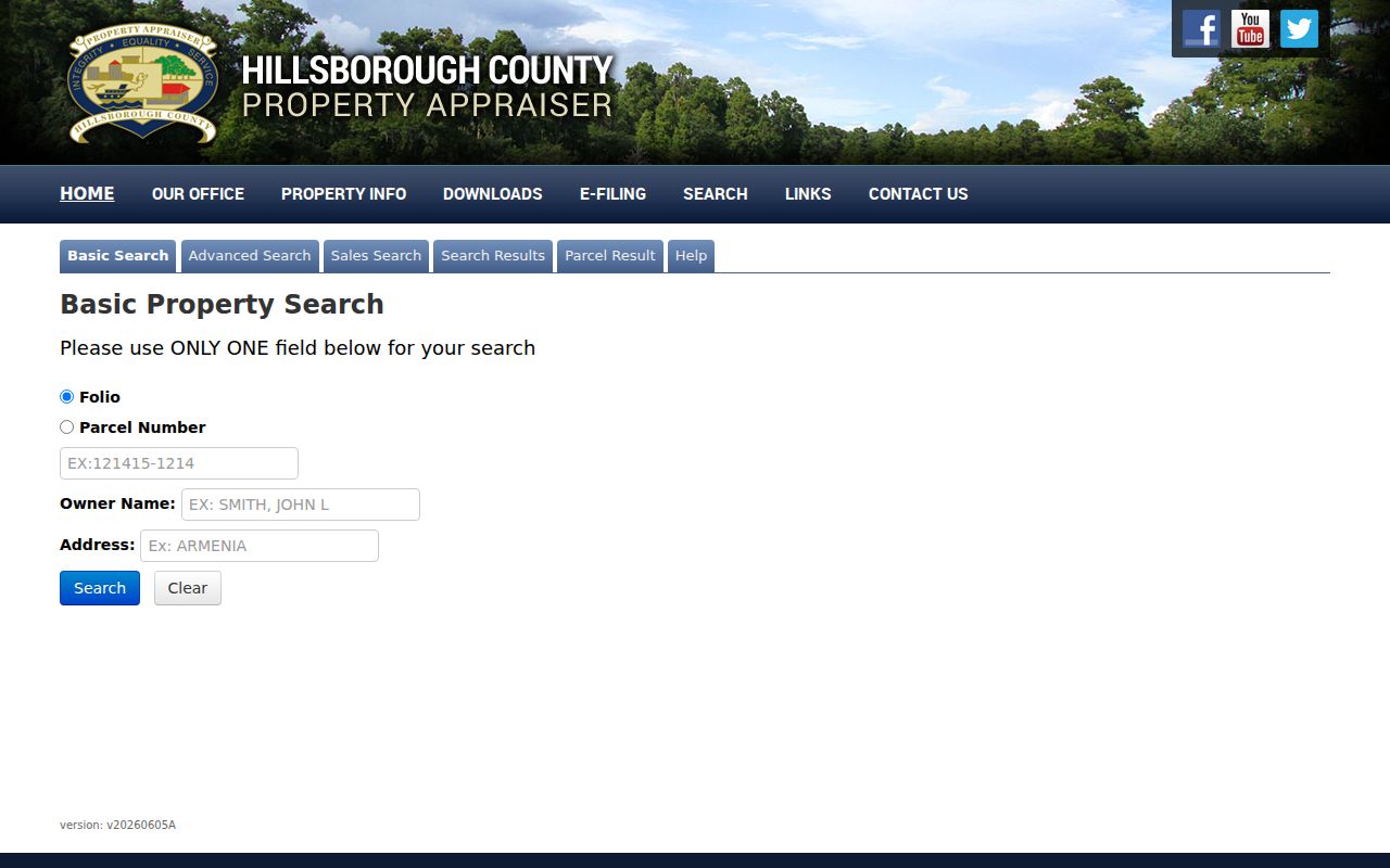 Tampa residents directory property owner search