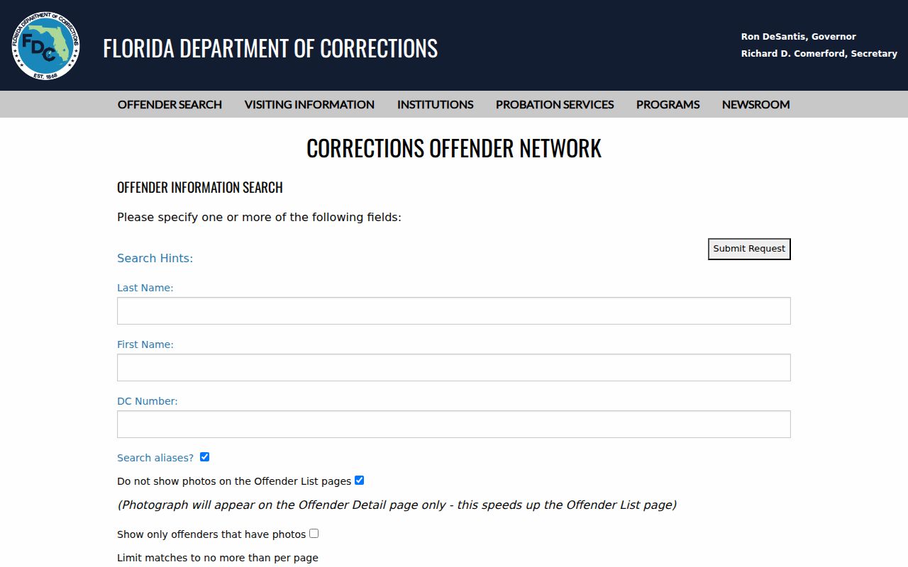 Florida corrections search used with care in Tampa neighbor research