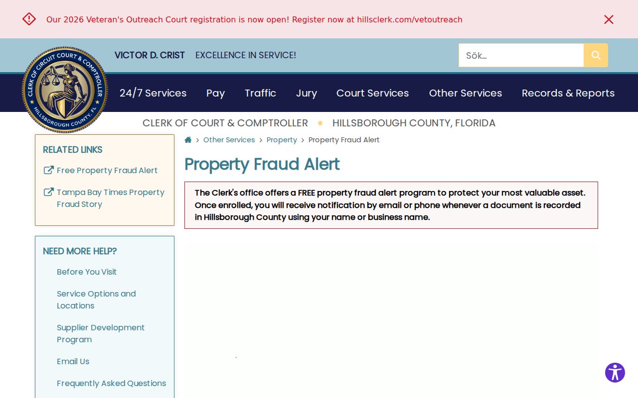 Hillsborough property fraud alert for Tampa owners and neighbors